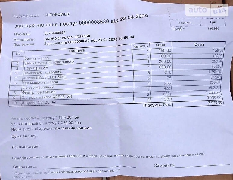 Позашляховик / Кросовер BMW X3 2014 в Львові