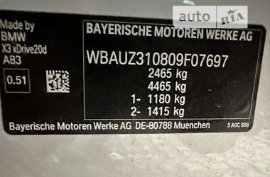 Внедорожник / Кроссовер BMW X3 2020 в Боярке
