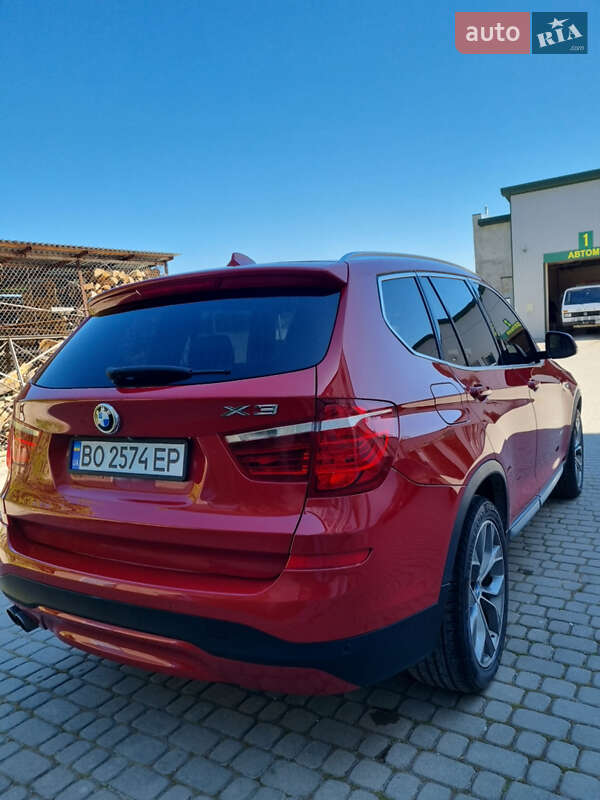 Внедорожник / Кроссовер BMW X3 2015 в Чорткове