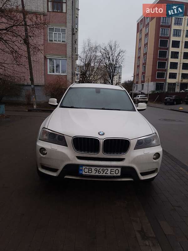 Внедорожник / Кроссовер BMW X3 2012 в Чернигове