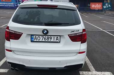 Внедорожник / Кроссовер BMW X3 2016 в Ужгороде