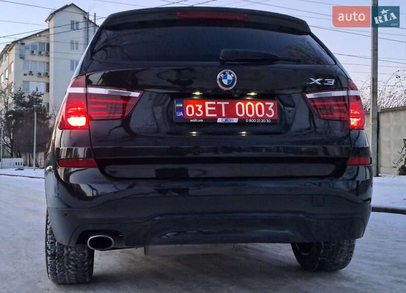 Внедорожник / Кроссовер BMW X3 2016 в Львове