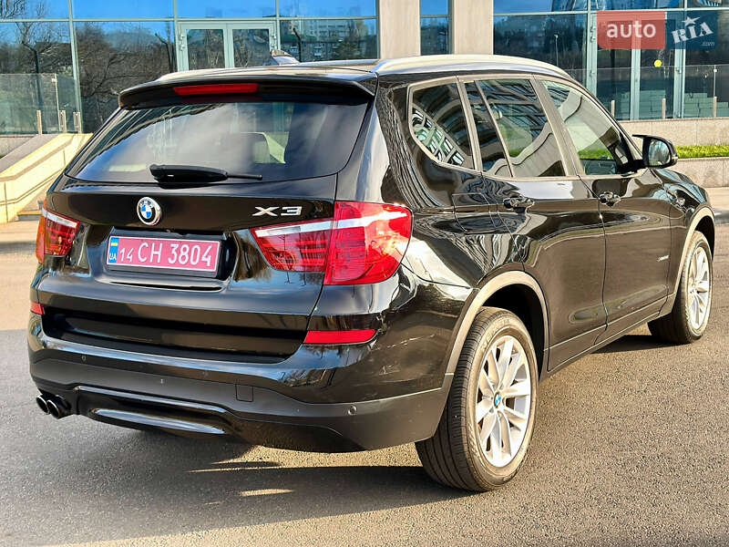 Внедорожник / Кроссовер BMW X3 2016 в Днепре