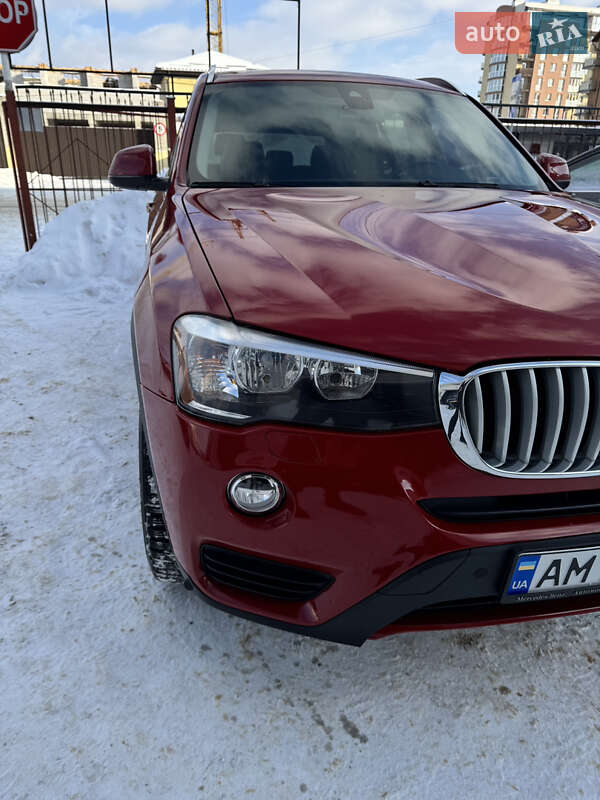 Внедорожник / Кроссовер BMW X3 2016 в Житомире
