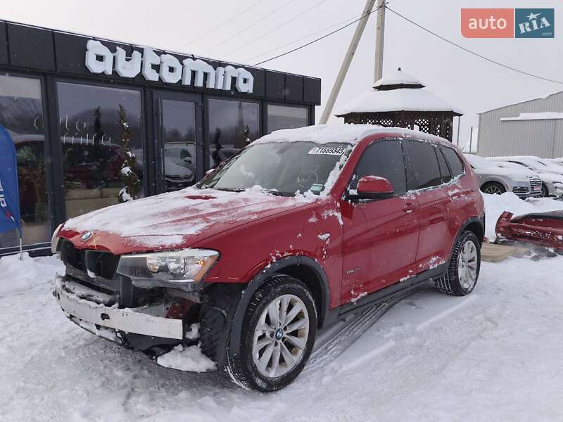 Внедорожник / Кроссовер BMW X3 2017 в Луцке