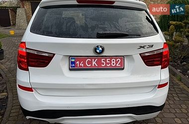 Внедорожник / Кроссовер BMW X3 2017 в Львове