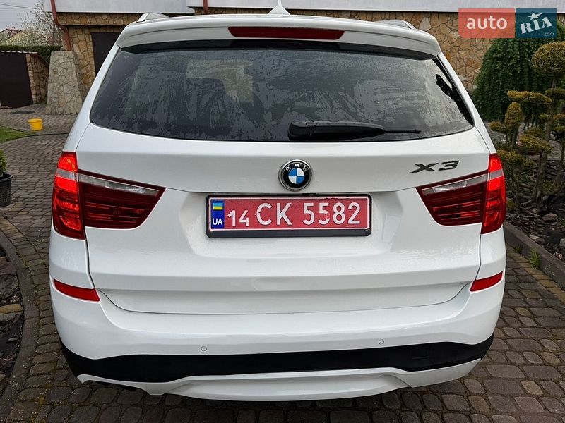Внедорожник / Кроссовер BMW X3 2017 в Львове