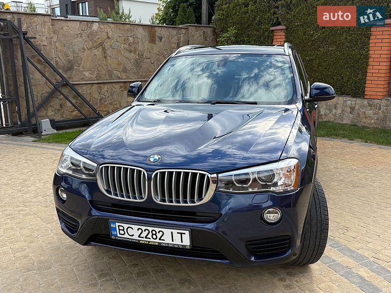 Внедорожник / Кроссовер BMW X3 2017 в Львове