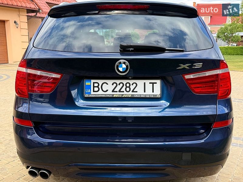 Внедорожник / Кроссовер BMW X3 2017 в Львове