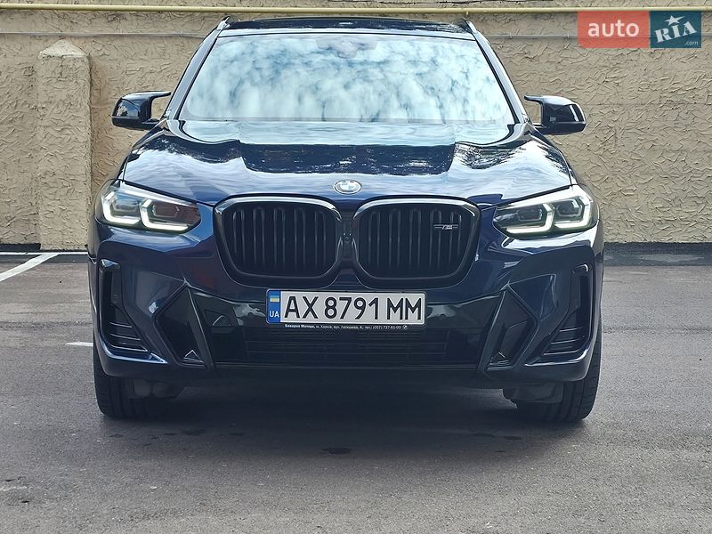 2022 BMW X3 M40I, VIN 5UX83DP01N9M51396:plate — photo 1 (autoria)