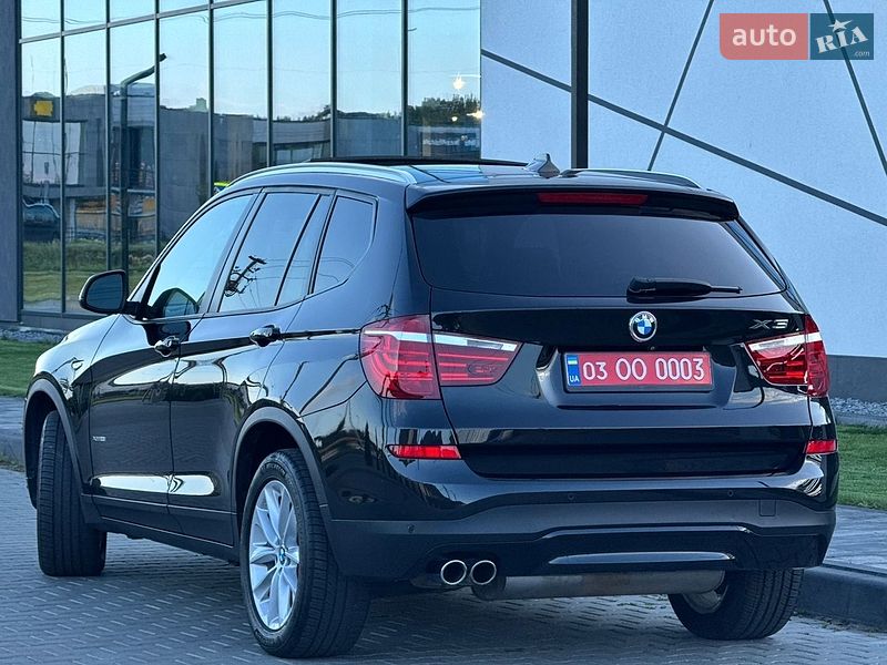 Внедорожник / Кроссовер BMW X3 2016 в Луцке