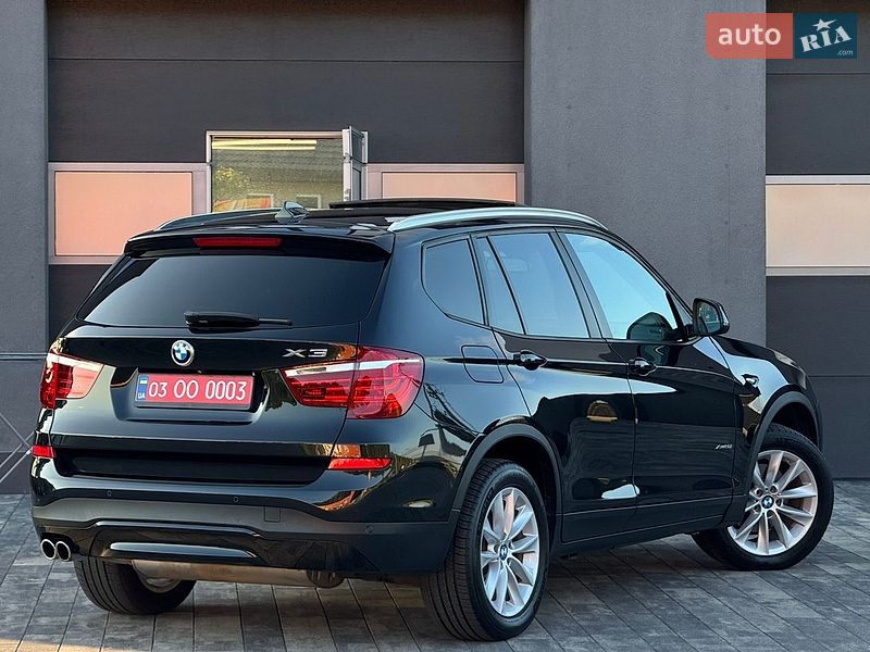 Внедорожник / Кроссовер BMW X3 2016 в Луцке