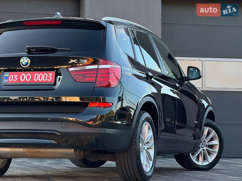Внедорожник / Кроссовер BMW X3 2016 в Луцке
