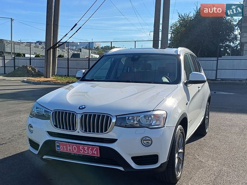 Внедорожник / Кроссовер BMW X3 2015 в Ужгороде
