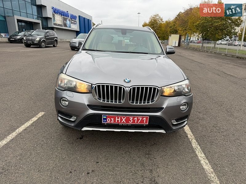 Внедорожник / Кроссовер BMW X3 2016 в Ковеле