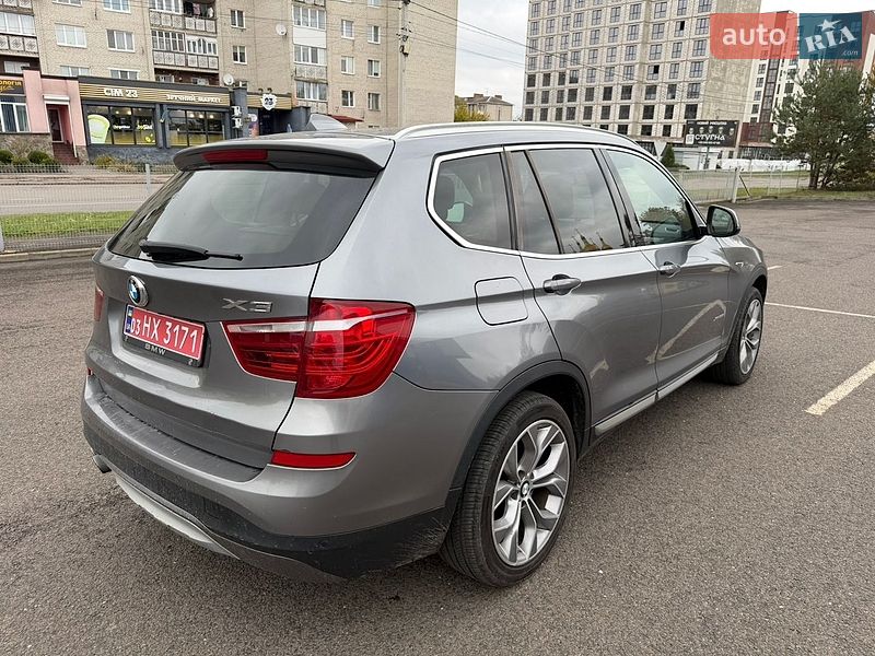 Внедорожник / Кроссовер BMW X3 2016 в Ковеле