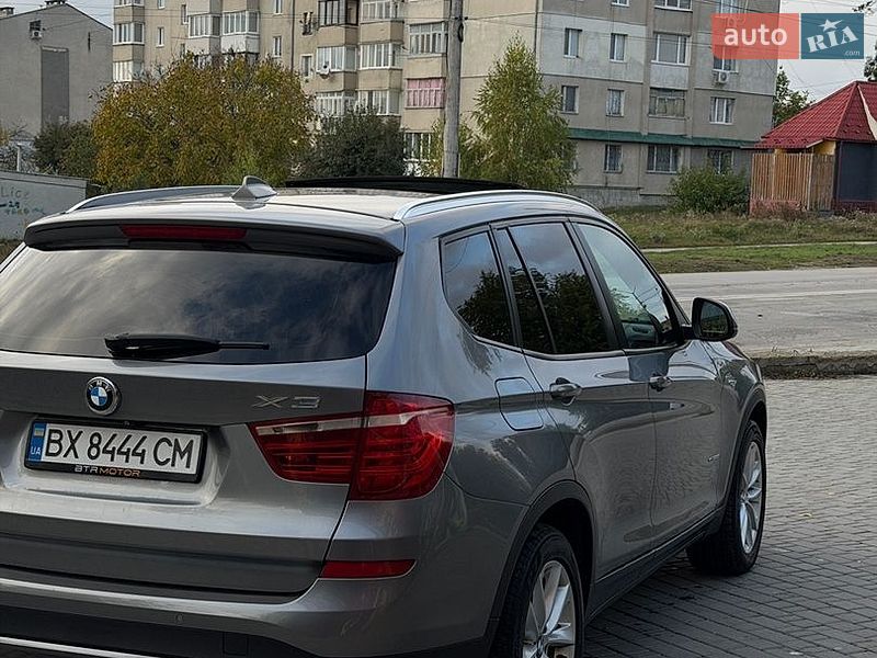 Внедорожник / Кроссовер BMW X3 2015 в Каменец-Подольском