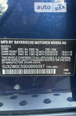Внедорожник / Кроссовер BMW X5 2013 в 