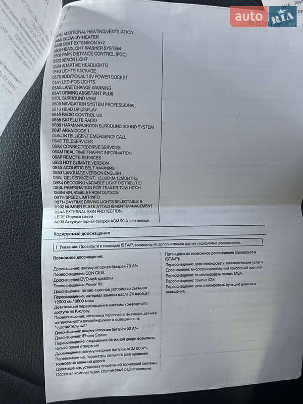 Внедорожник / Кроссовер BMW X5 2015 в Буче