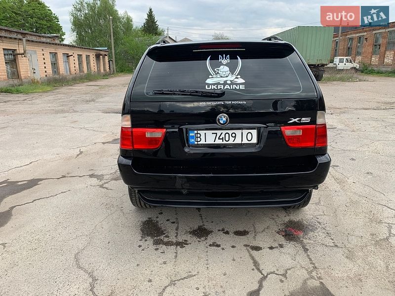 Внедорожник / Кроссовер BMW X5 2002 в Лубнах