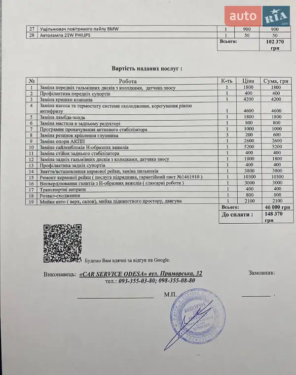 Внедорожник / Кроссовер BMW X6 2008 в Киеве документ