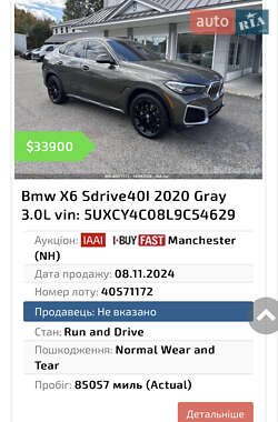 Внедорожник / Кроссовер BMW X6 2020 в 