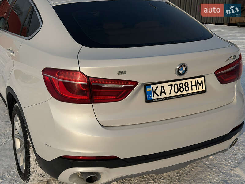 Внедорожник / Кроссовер BMW X6 2016 в Киеве