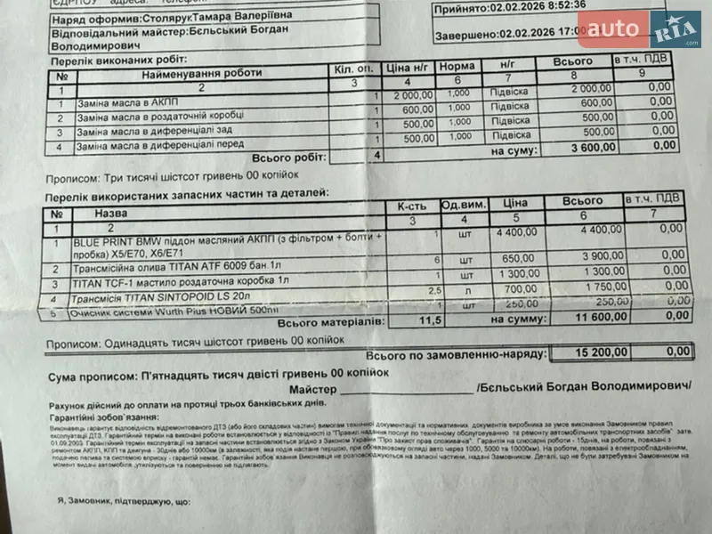 Позашляховик / Кросовер BMW X6 2013 в Нововолинську документ 3 фото Позашляховик / Кросовер BMW X6 2013 в Нововолинську документ