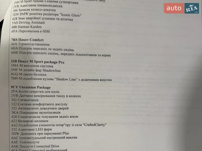 Внедорожник / Кроссовер BMW X6 2024 в Киеве документ