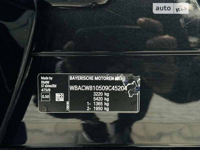 Внедорожник / Кроссовер BMW X7 2020 в Мукачево