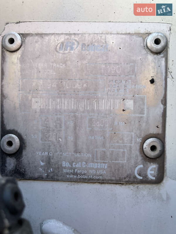 Минипогрузчик Bobcat T190 2002 в Ковеле