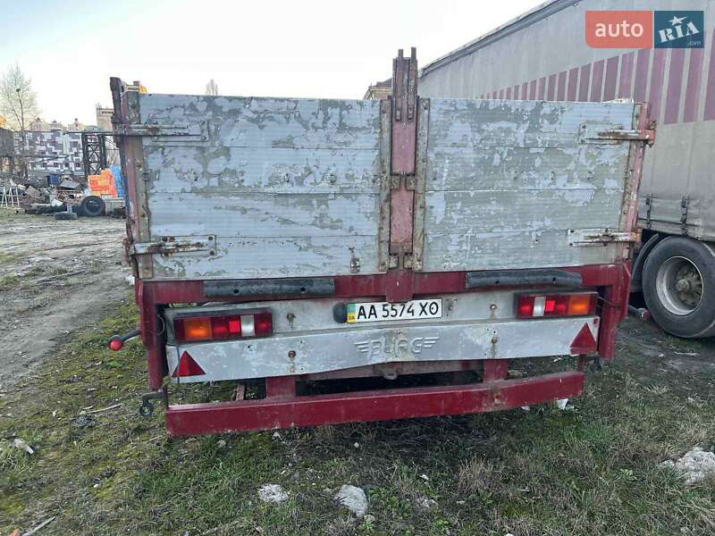 Бортовой полуприцеп Burg BPDO 1984 в Киеве фото 3 Бортовой полуприцеп Burg BPDO 1984 в Киеве