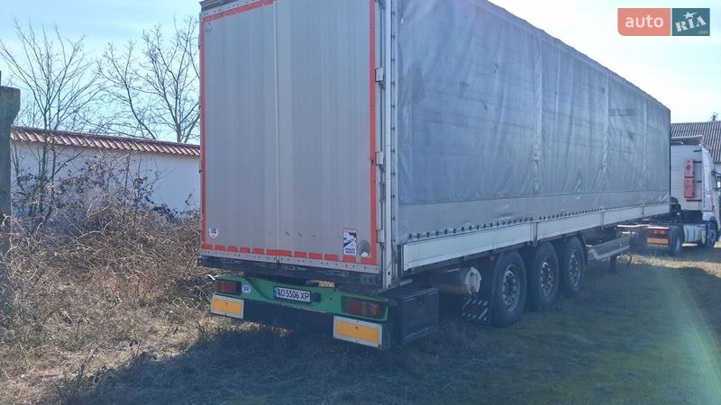 Тентованный борт (штора) - полуприцеп Burg SG03 2013 в Иршаве