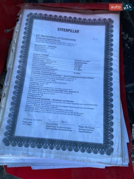 Миниэкскаватор Caterpillar 302.7 2014 в Львове