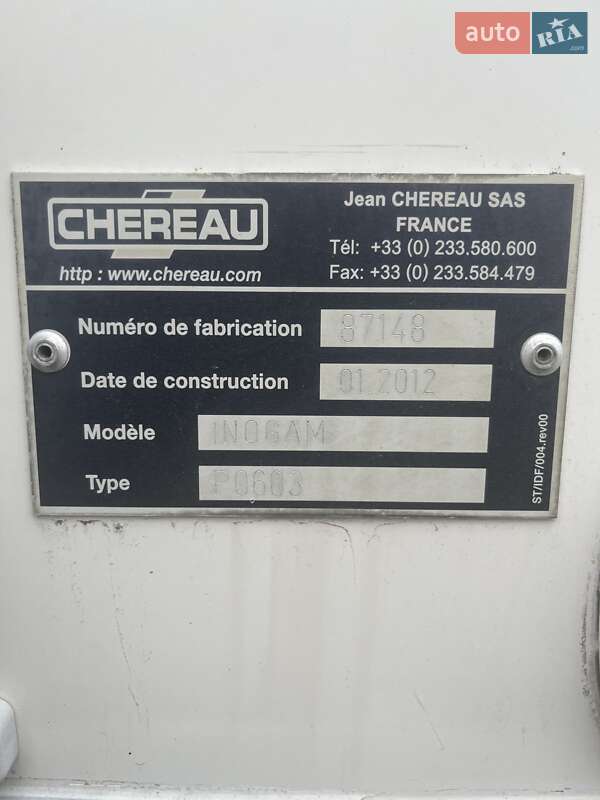 Рефрижератор полуприцеп Chereau Inogam 2012 в Виннице фото 22 Рефрижератор полуприцеп Chereau Inogam 2012 в Виннице