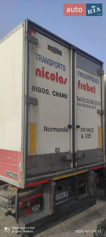 Рефрижератор полуприцеп Chereau Tecnogam 2001 в Борисполе фото 4 Рефрижератор полуприцеп Chereau Tecnogam 2001 в Борисполе