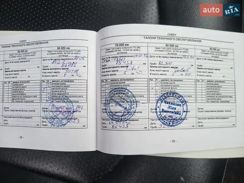 Внедорожник / Кроссовер Chery Tiggo 5 2018 в Виннице документ