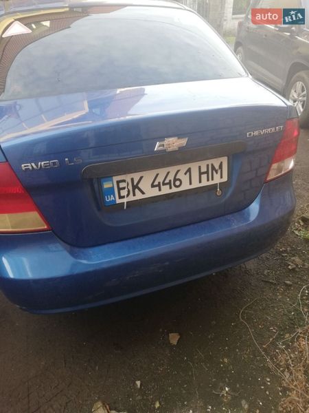Седан Chevrolet Aveo 2004 в Здолбунове