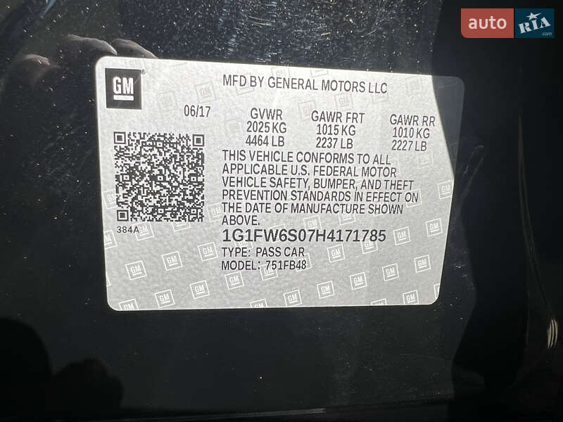 Хетчбек Chevrolet Bolt EV 2017 в Богородчанах