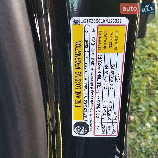 Хетчбек Chevrolet Bolt EV 2019 в Львові