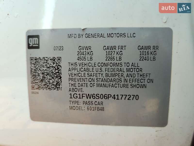 Хэтчбек Chevrolet Bolt EV 2023 в Ровно фото 43 Хэтчбек Chevrolet Bolt EV 2023 в Ровно