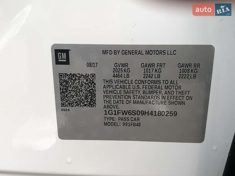 Хетчбек Chevrolet Bolt EV 2017 в Харкові