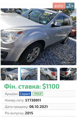 Позашляховик / Кросовер Chevrolet Equinox 2015 в 