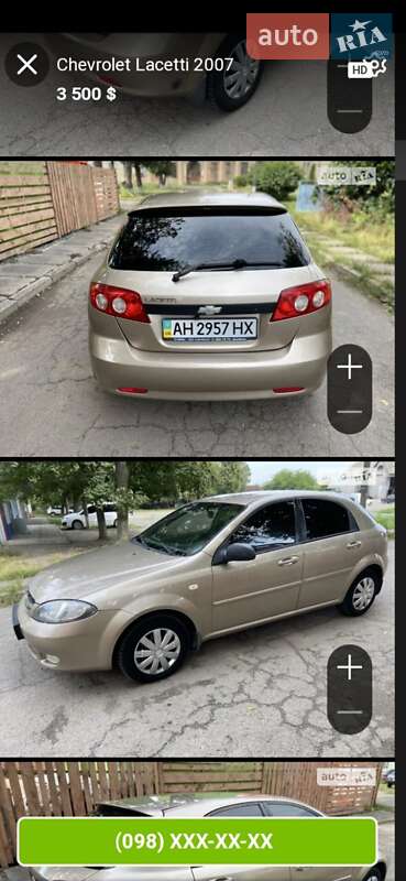 Хетчбек Chevrolet Lacetti 2007 в Вінниці