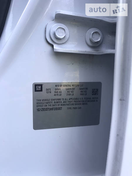 Седан Chevrolet Malibu 2016 в Кривому Розі