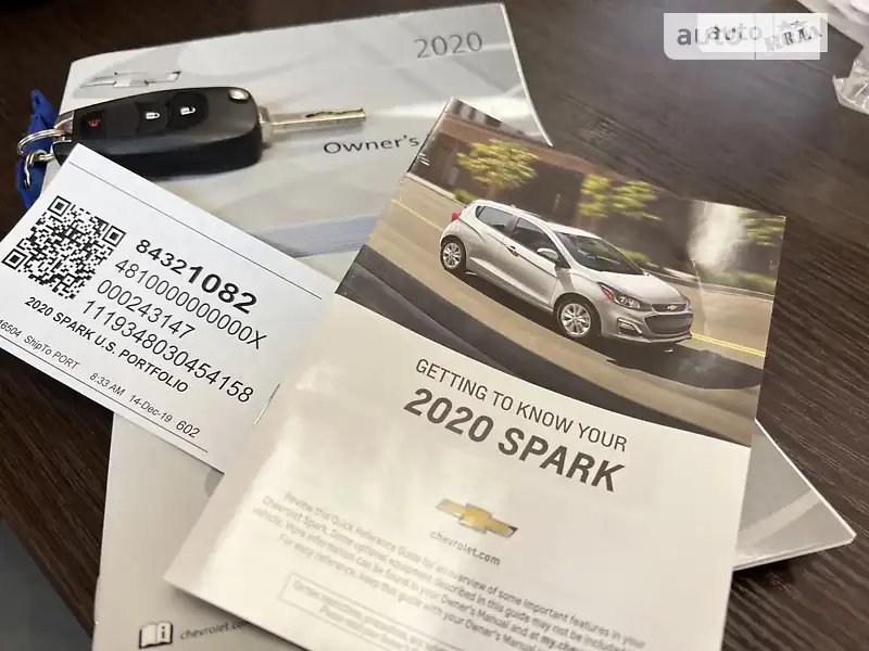 Хэтчбек Chevrolet Spark 2018 в Днепре документ