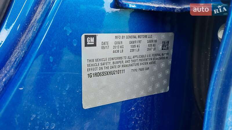 Хетчбек Chevrolet Volt 2017 в Сумах