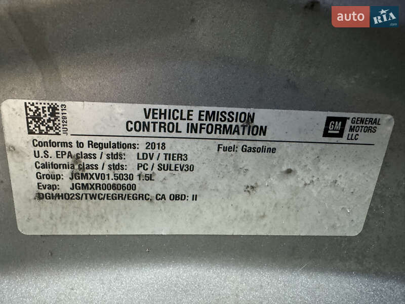 Хэтчбек Chevrolet Volt 2018 в Кременце