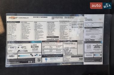 Хэтчбек Chevrolet Volt 2018 в Житомире