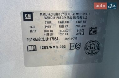 Хетчбек Chevrolet Volt 2017 в Білогородці